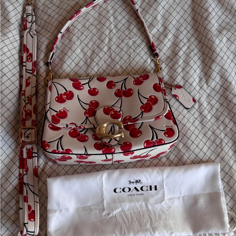 Coach Cherry Print Tabby Shoulder Bag